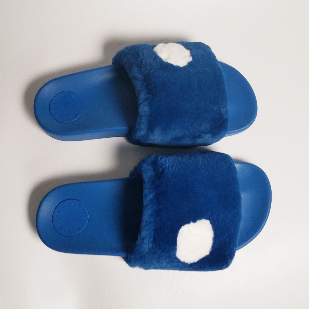 Marc by Marc Jacobs Fur Slide Sandals - Picture 6 of 8
